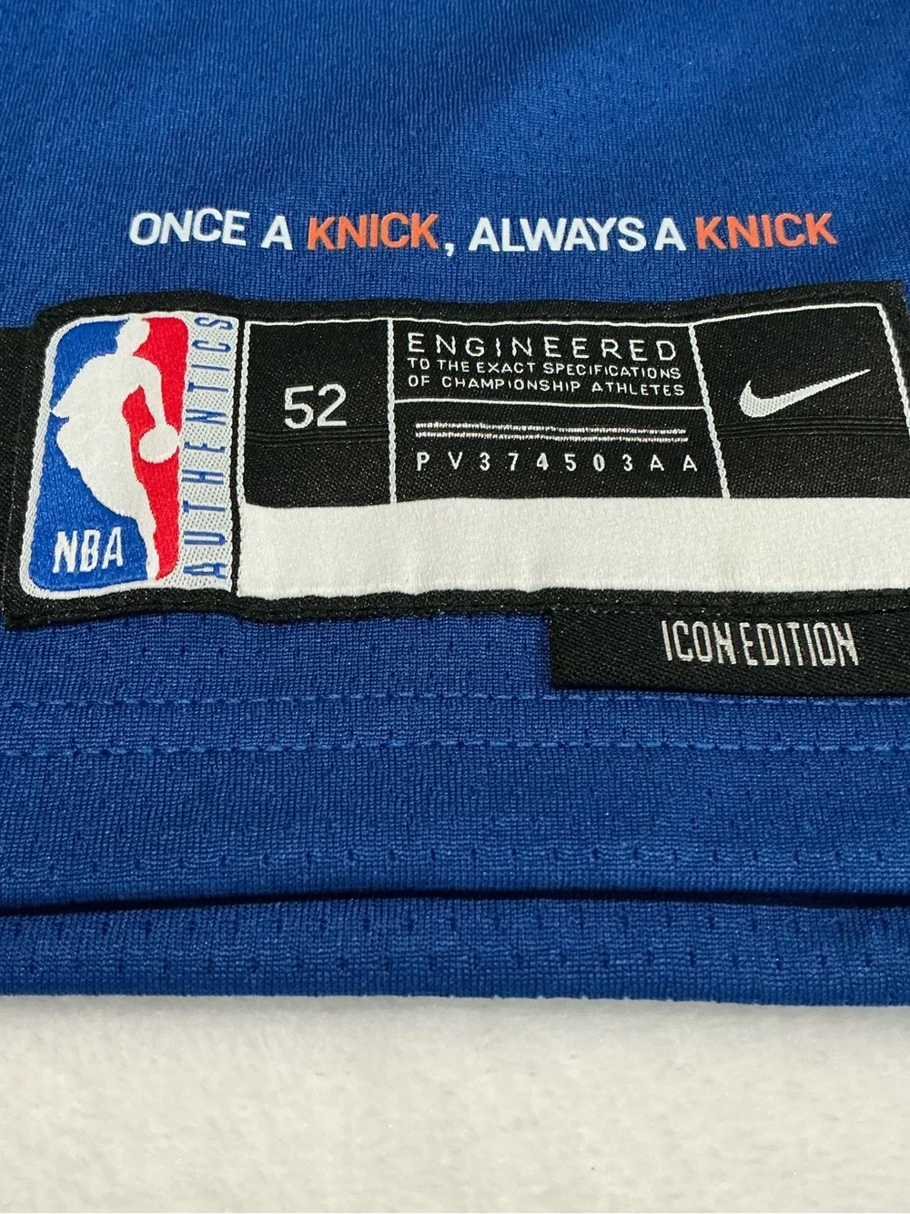 NWT Nike New York Knicks Mitchell Robinson Swingman Icon Edition Mens 52 - Picture 4 of 12
